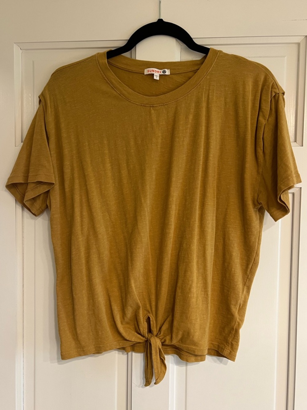 Sundry Tie Front Tee